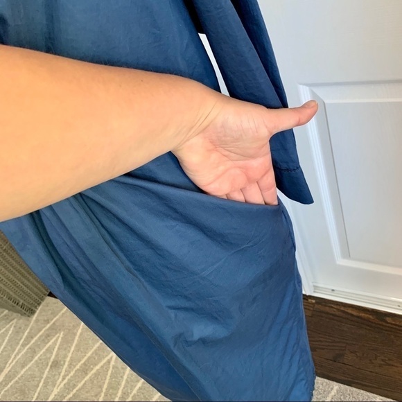 Bella Donna Blue Cinched Waist Dress - Picture 3 of 7